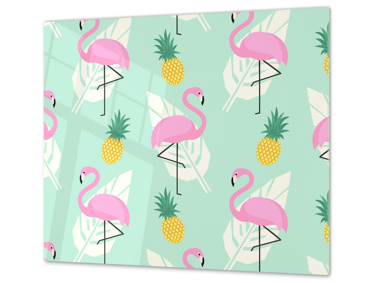 Tempered GLASS Cutting Board – Worktop saver  D15 Drawings Series: Pelican