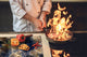 Küchenbrett aus Hartglas und Kochplattenabdeckung; D14 Patterns and Mandalas Series: Texture 154
