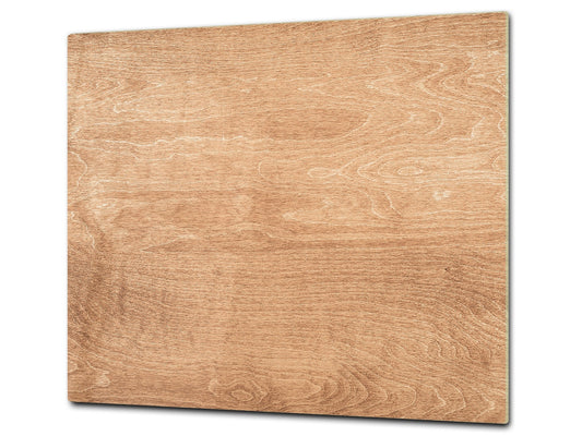 TEMPERED GLASS CHOPPING BOARD – Glass Cutting Board and Worktop Saver D26 Textures and tiles 2 Series: Light wood panel