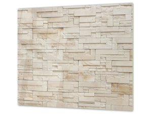 Tempered GLASS Kitchen Board – Impact & Scratch Resistant D10B Textures Series B: Stone 2