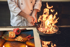 Tempered GLASS Kitchen Board – Impact & Scratch Resistant D10A Textures Series A: Stone 4