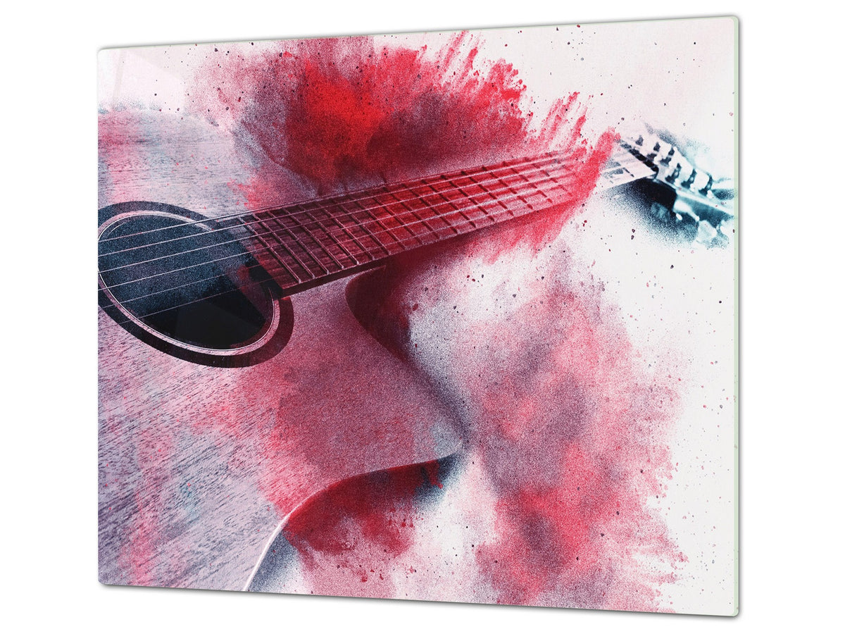 Glass stove top 60D19: Guitar