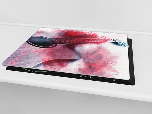 Glass stove top 60D19: Guitar