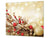 Schneidbrett aus Hartglas und schützende Arbeitsoberfläche; D20 Weihnachtsserie: Goldene Weihnachtsdekoration