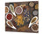 Glass Kitchen Board 60D03A: Root spices 2