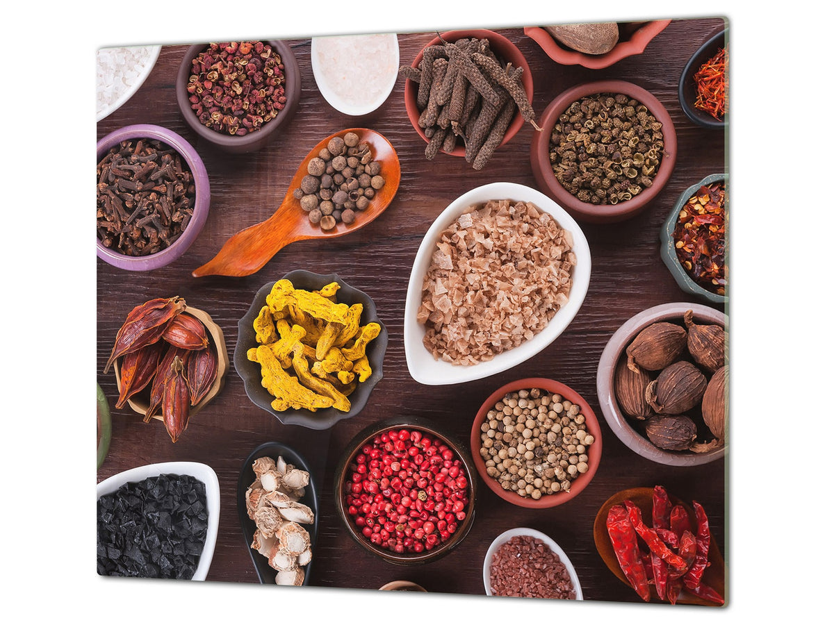 Glass Kitchen Board 60D03A: Spices. 5