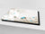 Planche à découper en verre – Couvre-plaques de cuisson D06 Série Fleurs: Art abstrait 9