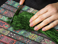 Chopping Board - Induction Cooktop Cover D14 Patterns and Mandalas Series: Moroccan 1