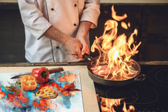 Arbeitsplattenschoner 60D06B: Mohnblumen 6