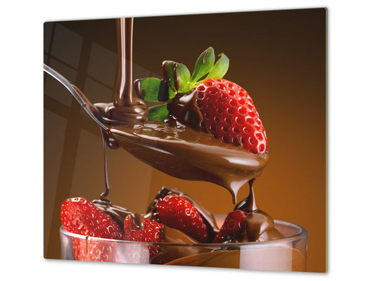 KITCHEN BOARD & Induction Cooktop Cover  D07 Fruits and vegetables: Strawberry 12