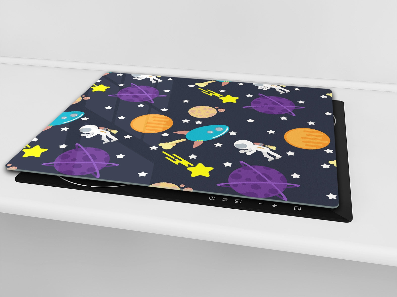 Tempered GLASS Cutting Board – Worktop saver  D15 Drawings Series: Cosmos 5