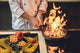 Planche de cuisine en verre trempé D13 Série D'art: Dragons jaunes