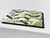 Mehrfunktional Hartglas Gehärtetes - Abdeckplatte für Induktionskochfeld - Schneideplatten;  Drawings Series: Flower 27