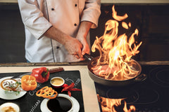 Glass Kitchen Board 60D07: Types of coffee 1