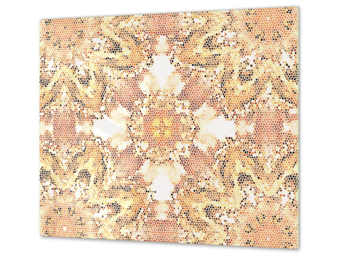 Chopping Board - Induction Cooktop Cover D14 Patterns and Mandalas Series: Moroccan 3