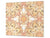 Küchenbrett aus Hartglas und Kochplattenabdeckung; D14 Patterns and Mandalas Series: Moroccan 3