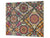 Küchenbrett aus Hartglas und Kochplattenabdeckung; D14 Patterns and Mandalas Series: Tiles 5