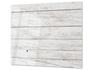 Tempered GLASS Kitchen Board – Impact & Scratch Resistant D10B Textures Series B: Wood 5