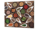 Glass Kitchen Board 60D03A: Mosaic from spices 1