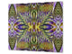 Chopping Board - Induction Cooktop Cover D14 Patterns and Mandalas Series: Decoration 1