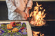 Küchenbrett aus Hartglas und Kochplattenabdeckung; D14 Patterns and Mandalas Series: Decoration 1