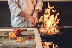 Tempered GLASS Kitchen Board – Impact & Scratch Resistant D10B Textures Series B: Wood 8