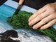 Very Big Kitchen Board – Glass Cutting Board and worktop saver; Nature series DD08: Costa marina 11