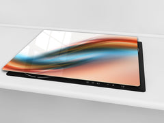 Tempered GLASS Cutting Board D01 Abstract Series: Spectral