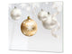 Cubre vitro resistente a golpes y arañazos ; Serie Navidad D20  Bolas de navidad en la nieve