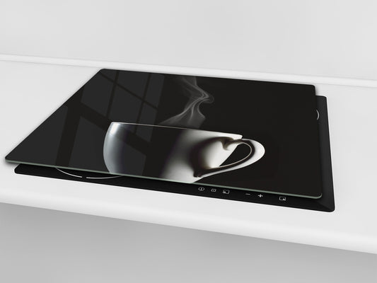 KITCHEN BOARD & Induction Cooktop Cover D05 Coffee Series: Coffee 2