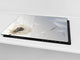 Planche à découper en verre – Couvre-plaques de cuisson D06 Série Fleurs: Pissenlit 1