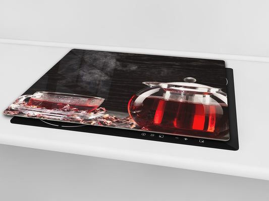 Chopping Board - Induction Cooktop Cover D04 Drinks Series: Tea 2