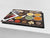 Glass Kitchen Board 60D03A: Mosaic with spices 2