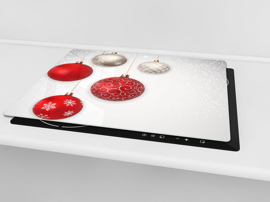 CUTTING BOARD and Cooktop Cover ;D20 Christmas Series: Baubles