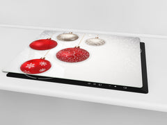 CUTTING BOARD and Cooktop Cover ;D20 Christmas Series: Baubles