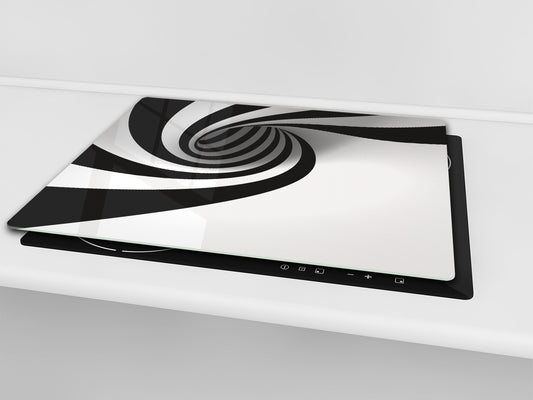 Tempered GLASS Cutting Board D01 Abstract Series: Abstract Art 32