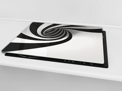 Tempered GLASS Cutting Board D01 Abstract Series: Abstract Art 32