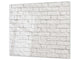 Planche à découper en verre trempé et couvre-cuisinière; D10B Série Textures: Mur De Briques 21