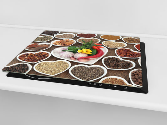 Glass Kitchen Board 60D03A: Spices from the heart