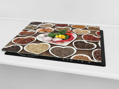 Glass Kitchen Board 60D03A: Spices from the heart