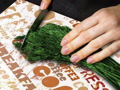 Kochplattenabdeckung Stove Cover und Schneideplatten D05 Coffee Series: Inscription