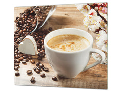 Glas-Küchenbrett 60D07: Ich liebe Kaffee 1