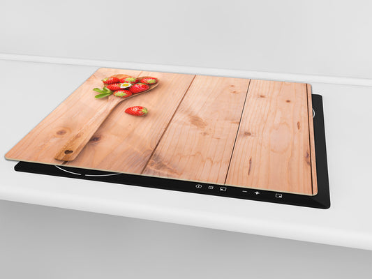 Worktop saver and Pastry Board 60D02: Strawberry heart