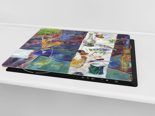Resistant Glass Cutting Board 60D05B: Modern Art