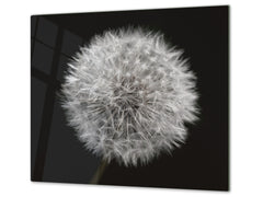 Glass Cutting Board and Worktop Saver D06 Flowers Series: Dandelion 3