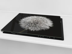 Glass Cutting Board and Worktop Saver D06 Flowers Series: Dandelion 3