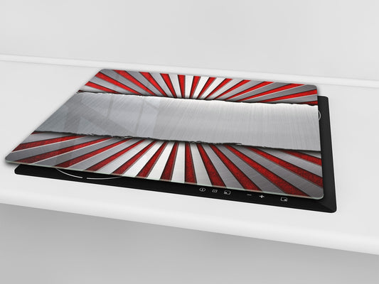 Panneau de cuisine en verre trempé D09 Autre: Vertige abstrait