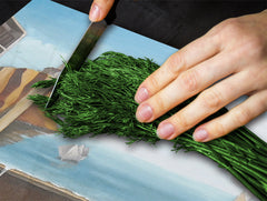 UNIQUE Tempered GLASS Kitchen Board 60D05A: View of the lighthouse