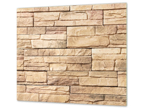 Tempered GLASS Kitchen Board – Impact & Scratch Resistant D10A Textures Series A: Stone 11