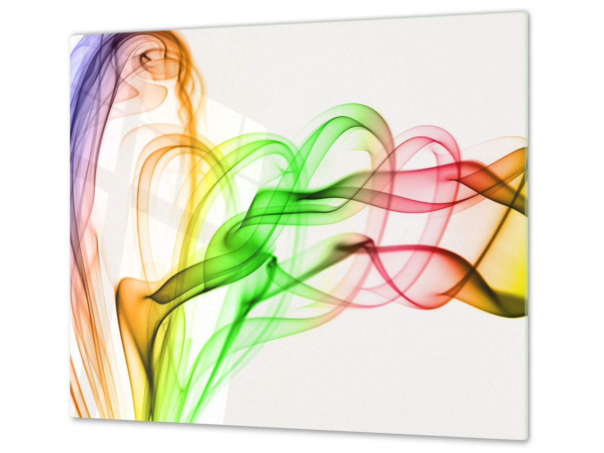 Tempered GLASS Cutting Board D01 Abstract Series: Abstract Art 14